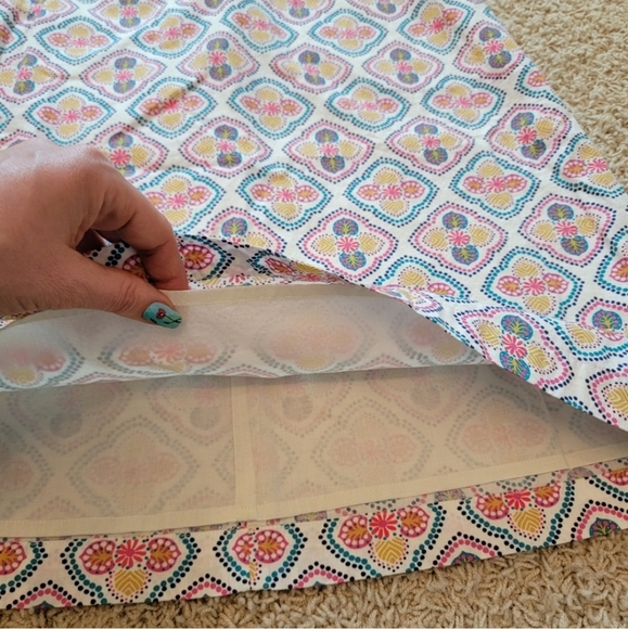 Boden Dot Pattern Floral Skirt Multicolored Size 6 NWT - Picture 4 of 13